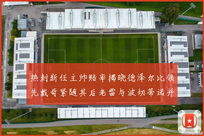 热刺新任主帅赔率揭晓德泽尔比领先戴奇紧随其后老雷与波切蒂诺并列第四